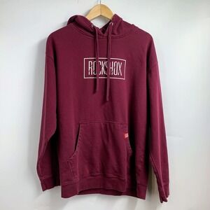 Rockshox Men's Logo Spellout‎ Rockshox Long Sleeve Cotton Hoodie Size L